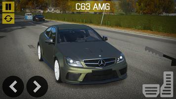 Driver Mercedes C63 plakat