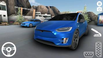 Tesla Simulator: Model X SUV Poster