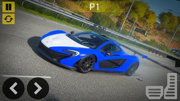 Drive Speed Car McLaren P1 Affiche