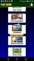 Play over 10 free addictive games in one app Affiche