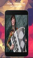 Learn to play the accordion الملصق