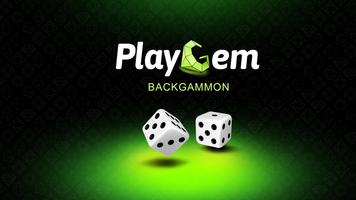 PlayGem: バックギャモン | ボードゲーム | 3d ポスター