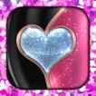 Glitter Hearts Live Wallpaper