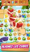 Jus cube: Match 3 Fruit Jeux capture d'écran 2