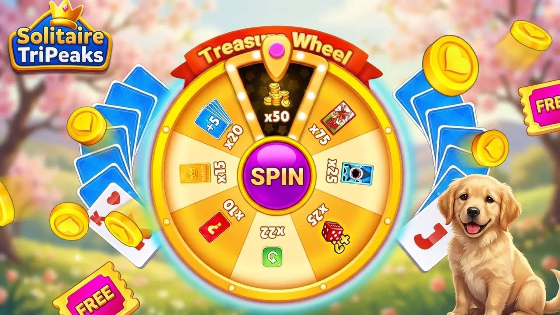 Solitaire Farm: TriPeaks