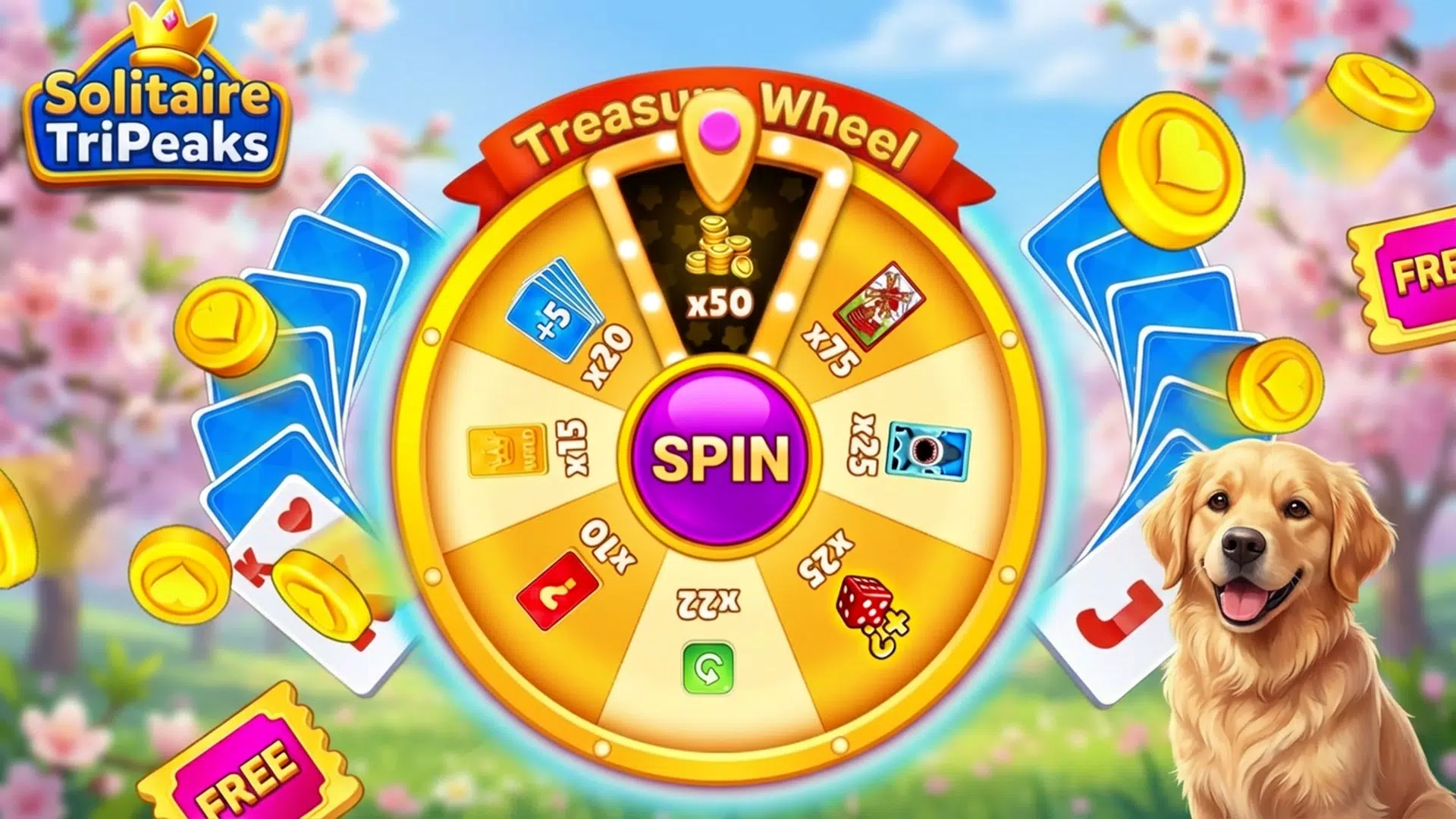 Patience TriPeaks Solitaire