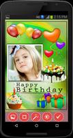 Brithday Photo Frame poster