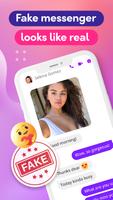 Fake Chat - Message Prank الملصق
