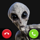 Alien Fake Call - Video prank آئیکن