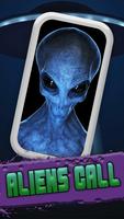 Alien Fake Call - Video prank پوسٹر