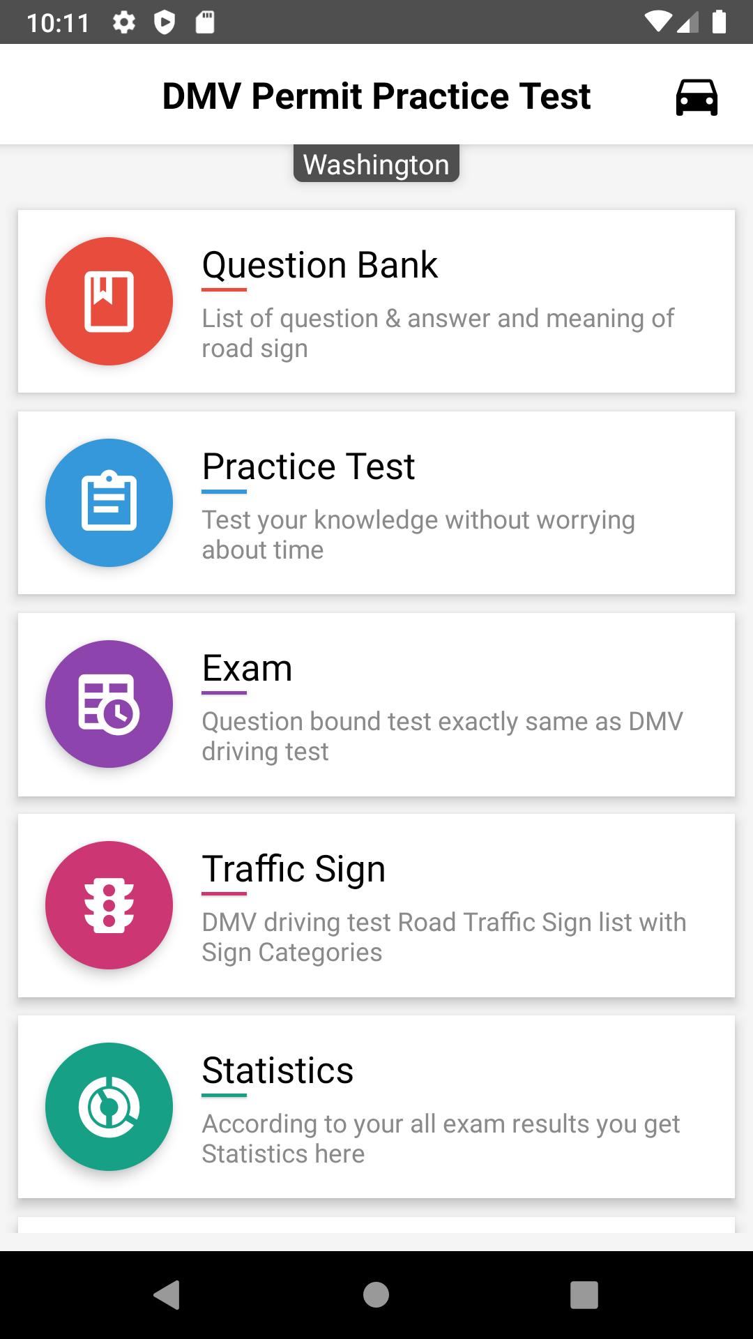Permit Test Washington Wa Dmv Driver S Test For Android Apk Download - ai traffic test 2 roblox youtube
