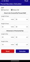 برنامه‌نما Precast Boundary Calculator عکس از صفحه