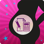 ikon Kalkulator dan minggu hamil