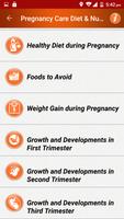 Pregnancy Care Healthy Diet & Nutrition Foods Help screenshot 1