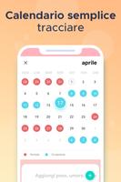 2 Schermata Calendario periodo fertile