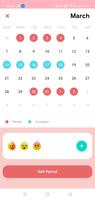 برنامه‌نما Period Tracker عکس از صفحه