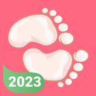 임신 추적자, 주별 정보가 포함된, 출산 예정일 계산기 아이콘