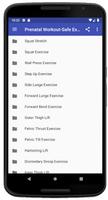 Prenatal Workouts capture d'écran 1