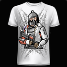 T Shirt Design-Gaming T Shirt icône