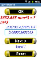 EQUIVALENZE QUIZ unità misura screenshot 1