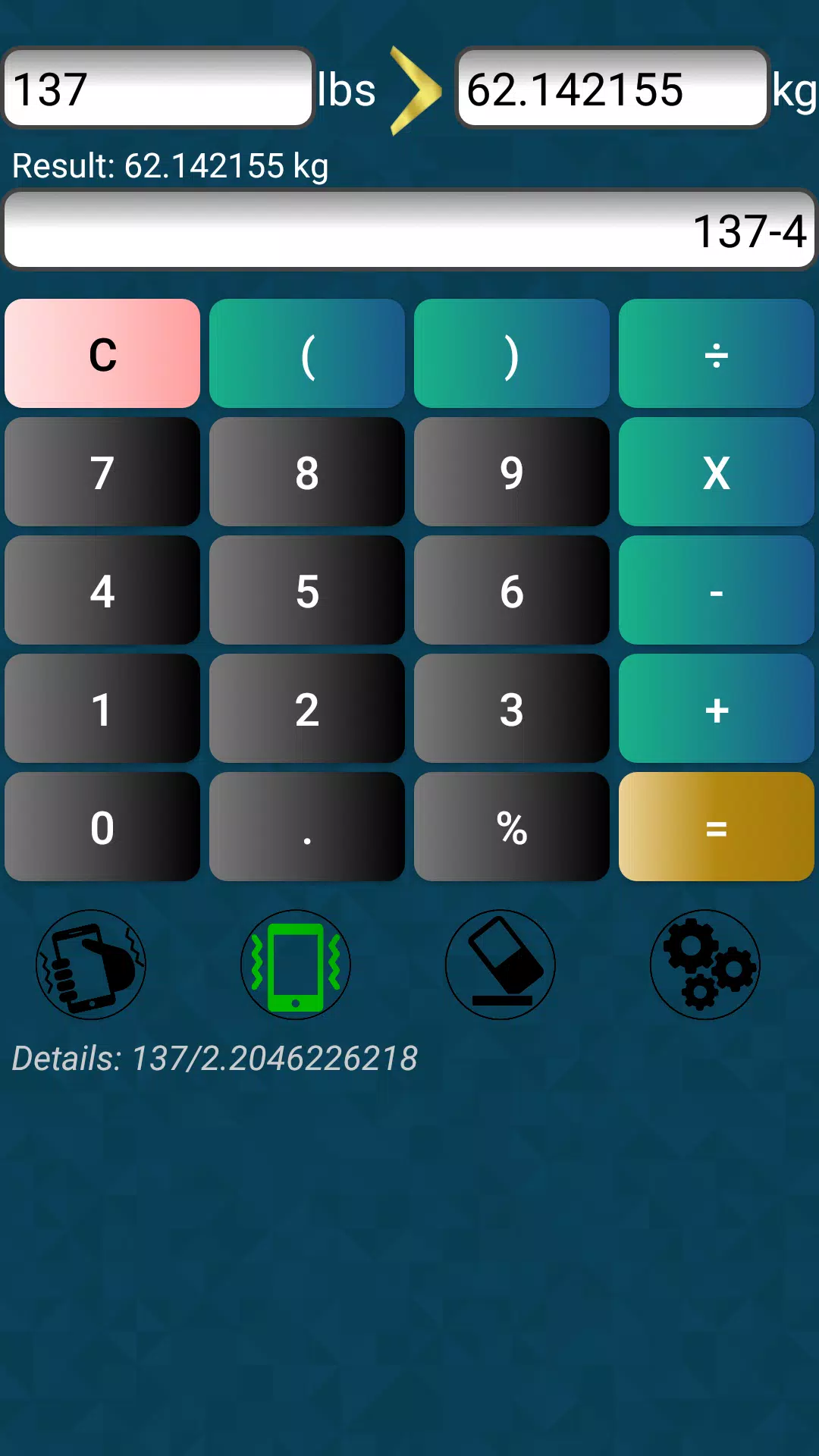 lbs kg de peso convertidor for Android - APK Download