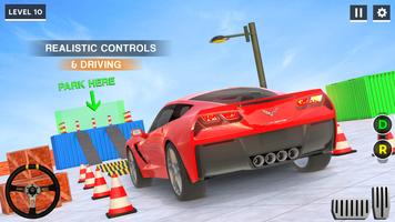 Car Parking 3D School Sim Game Affiche