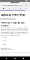 Webpage Printer Plus ảnh chụp màn hình 3
