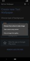 MyText - Text Wallpaper Maker captura de pantalla 1