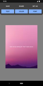 MyText - Text Wallpaper Maker, Focus on your Goals 截图 3