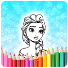 Princess Coloring Pages. icon