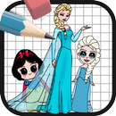 How To Draw Cute Princess Dresses Step By Step APK