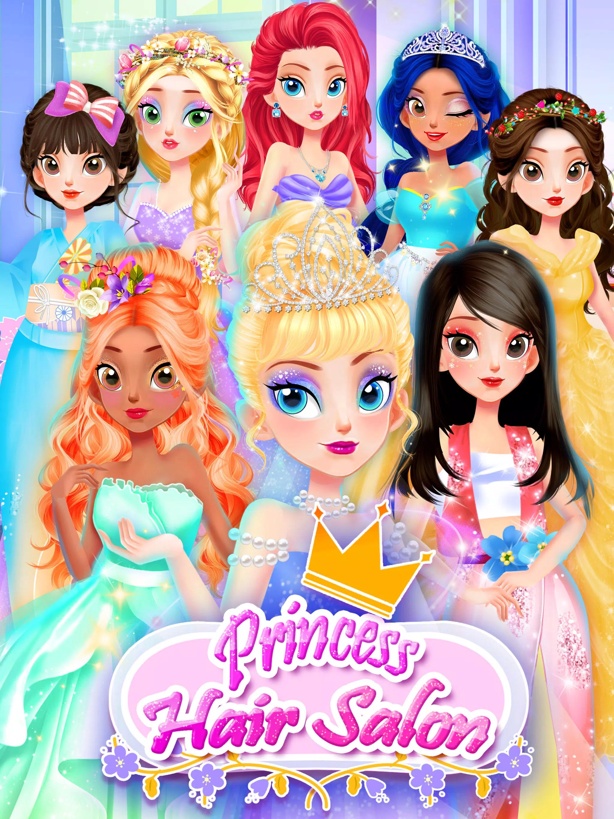 Princess Beauty Salon Makeover Dress Up For Girls para Android - Download