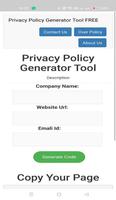 Privacy Policy Generator Easy capture d'écran 2
