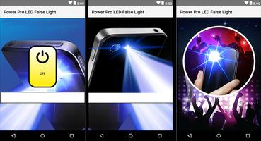 Power LED False Light Pro Affiche