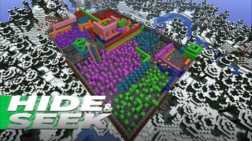 Hide and seek for minecraft الملصق
