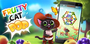 Fruity Cat: jogo de Bolhas