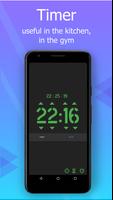 Full-screen digital clock. Tim تصوير الشاشة 2