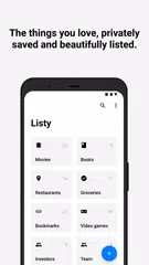 Baixar Listy · Beautiful lists XAPK