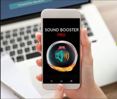 Sound Booster Pro -Super High Loud Speaker 2019 الملصق