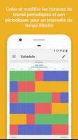 Mon Planning- Planning Travail Affiche
