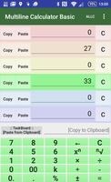 Multiline Calculator Basic اسکرین شاٹ 3