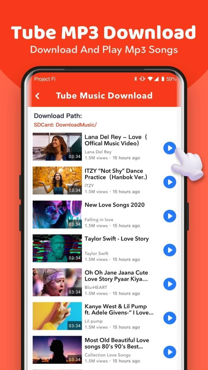 Tube Music Downloader - Tube play mp3 Downloader for Android - APK Download