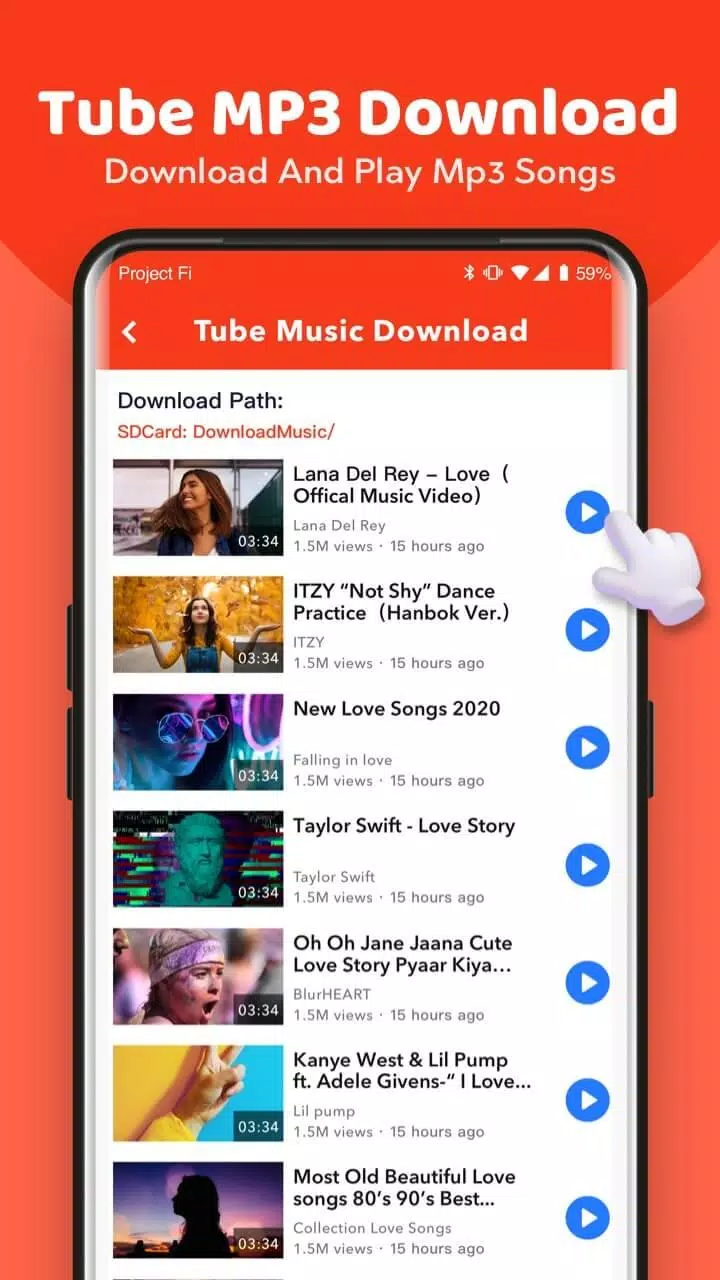 Descarga de APK de Tube Music Downloader - Tube play mp3 Downloader para  Android