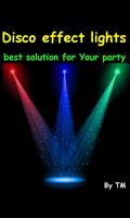 Free disco effect lights poster
