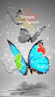 Shape Color Splash Effect Affiche