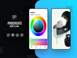 برنامه‌نما Procreate Paint عکس از صفحه