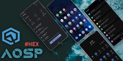 Hex Plugin - AOSP R Dark Affiche