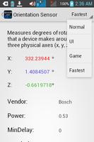 Sensor List capture d'écran 2