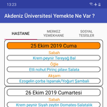 ”Akdeniz Üniversitesi Yemekte Ne Var?