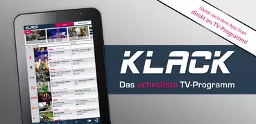 KLACK TV-Programm (Tablet)